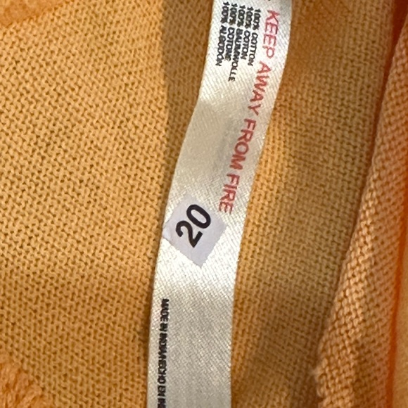 Free People Movement Rundown Tunic Top Marigold Open Back Oversized Slouchy NWT - Picture 14 of 16